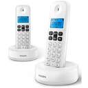 TELEFONO DECT PHILIPS D1612W DUO WHITE