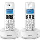 TELEFONO DECT PHILIPS D1612W DUO WHITE