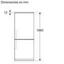 FRICOM. SIEMENS KG36N2ICF 186x60x65 NF INOX