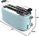 TOST. CECOTEC TOAST%%%amp;TASTE RETRO 1600W BLUE 2R 3235