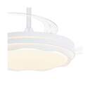 VENTILADOR TECHO CRISTAL PRIUS RETRAC  APP WH
