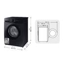 LVD. SAMSUNG WW80CGC04DABEC 8K 1400R INOX NEGRA
