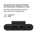 EXTENSOR DE CORRIENTE BELKIN BUZ001 4 PUERTOS NEGR