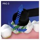 DENTAL ORALB PRO3 NEGRO  4RECAMBIOS CROSSACTION