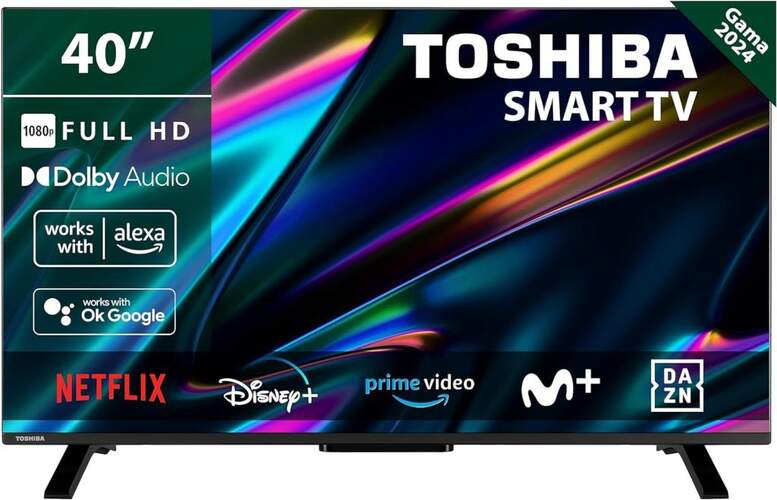 TV 40" Toshiba 40LV2E63DG
