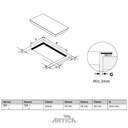 ENCIM. ARTICA AEI6022 2F IND SLIDER 3500W BOOSTER