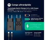 CARGADOR MOTOROLA 1XUSB C DE 30W CABLE USB C 1M
