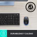 RATON LOGITECH M190 INALAMBRICO AZUL AMBIDIESTRO