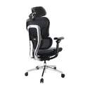 SILLA OFICINA EQUIP ERGONOMICA PREMIUM AZUL Y NEGR