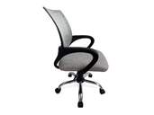 SILLA OFICINA EQUIP MESH OFFICE CHAIR LIGHT GREY