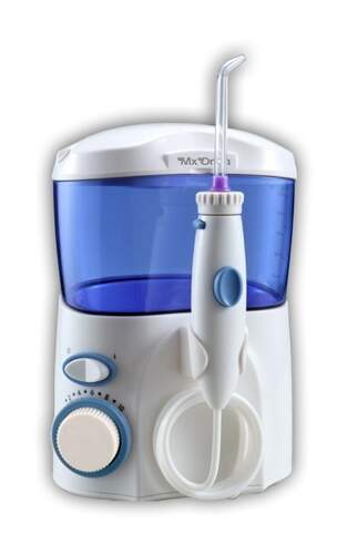 Irrigador Dental Mxonda MXHD2424, 1200 Microimpulsos, 8 Boquillas, Boquilla con Giro 360º
