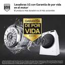 Lavadora LG F4WR6009A0W LVD. LG F4WR6009A0W 9K 1400R SMART STEAM