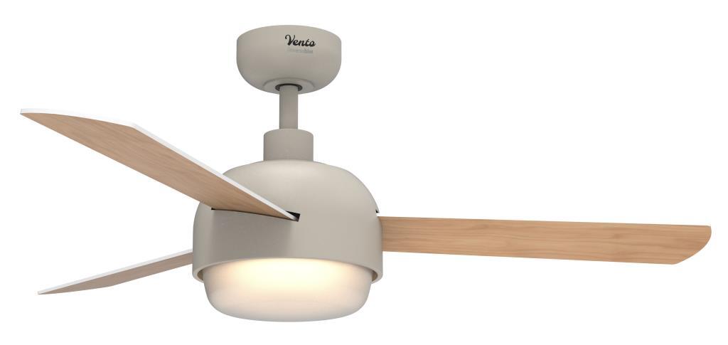 Ventilador Techo Universal Blue VENTO 6048BL Crema