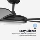 VENTILADOR TECHO U.BLUE IBE 106C DC LED SILENCIOSO