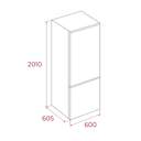 FRICOM. TEKA RBF3450SS 185x60x69 NF INOX DSP