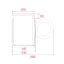 LVD. TEKA WMK40840 8K 1400R DSP BCO 113910018