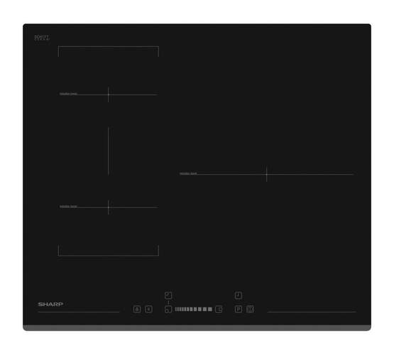 Placa de Inducción Sharp KH-6I34BS00-EU