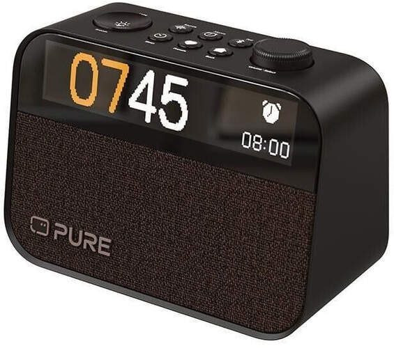 Reloj despertador Pure Moment Negro