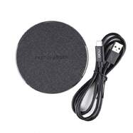 Cargador Magn&eacute;tico inal&aacute;mbrico QI 15 W + Cable USB C negro