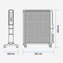 RADIADOR MICA U.BLUE 4020W UCRM9005 2000W BCO WIF