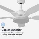 VENTILADOR TECHO U.BLUE MONZ%%%#211;N 5056W 142CM DC I/EX