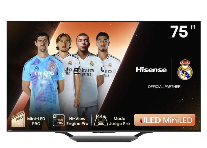 TV 75" QLED Hisense 75U7NQ