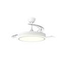 VENTILADOR TECHO CRISTAL NIGHT EVO RETRAC 60W APP