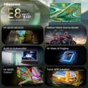 TV HISENSE 85%%%quot; 85E8S UHD MINILED SMART TV 144HZ