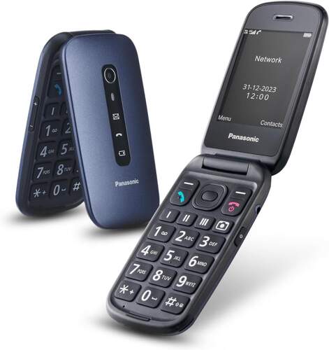 Tel&eacute;fono M&oacute;vil Panasonic KXTU550EXC para personas mayores