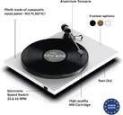 TOCADISCOS PRO-JECT E1 PHONO BLANCO