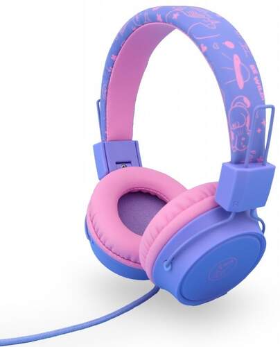 Auriculares infantiles DCU Rosa/Lila 341525