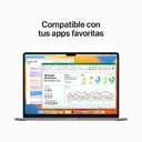 PORTATIL APPLE MACBOOK AIR M2 8/256GB 15%%%quot; SP GREY