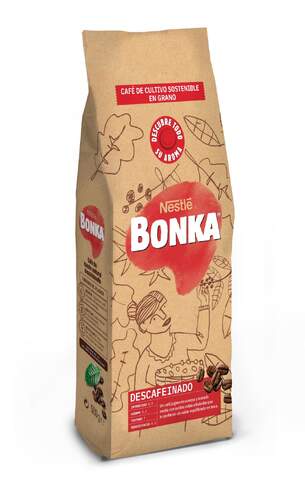 Caf&eacute; en Grano Bonka Descafeinado