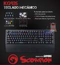TECLADO SCORPION K635 SP GAMING