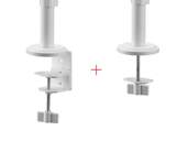 SOPORTE MONITOR ONE FOR ALL DM2120 13-32%%%#168; BLANCO