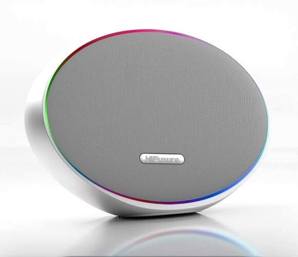 Altavoz HiFuture Orbit Karaoke 80W Plata