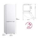FRICOM. LG GBV3100ESW 186x60 NF 0%%%#186; BLANCO DOORCOOL