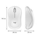 RATON OPTICO LOGITECH M220 SILENT WIRELESS BLANCO