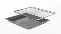HORNO BOSCH HBB536BS0 MF 71L CRIS. BK/INOX CARRO