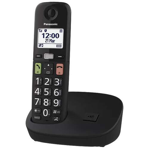 Teléfono inalámbrico Panasonic KX-TGU110EXB Negro