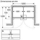 FRICOM. BOSCH KGN397WCT 203x60 NF IBLANCO