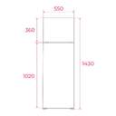 FRI. TEKA RTF2500WH 143x55x56 2P BCO