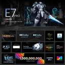 TV HISENSE 75%%%quot; 75E7NQ PRO UHD QLED SMART TV 144HZ