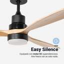 VENTILADOR TECHO U.BLUE ALM 4056 3A 142CM LED DC