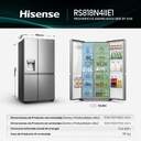 FRI. HISENSE RS818N4IIE1 179x91 NF INOX DISP DSP