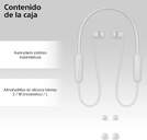 AURICULARES SONY WIC100W WHITE BLUETOOTH