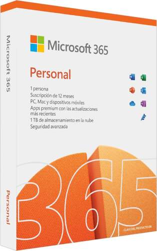 Microsoft Office 365 Personal 1 A&ntilde;o 1 Usuario