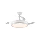 VENTILADOR TECHO CRISTAL CHARLY EVO RETRAC 72W MD