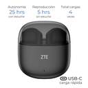 AURICULARES ZTE BUDS 2 BLACK