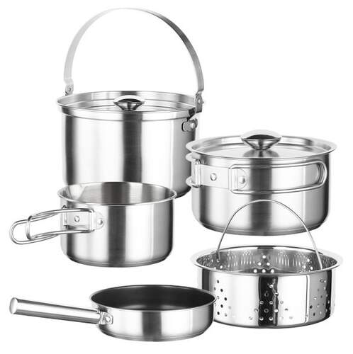 Batería de cocina Inoxibar Kamping 61117